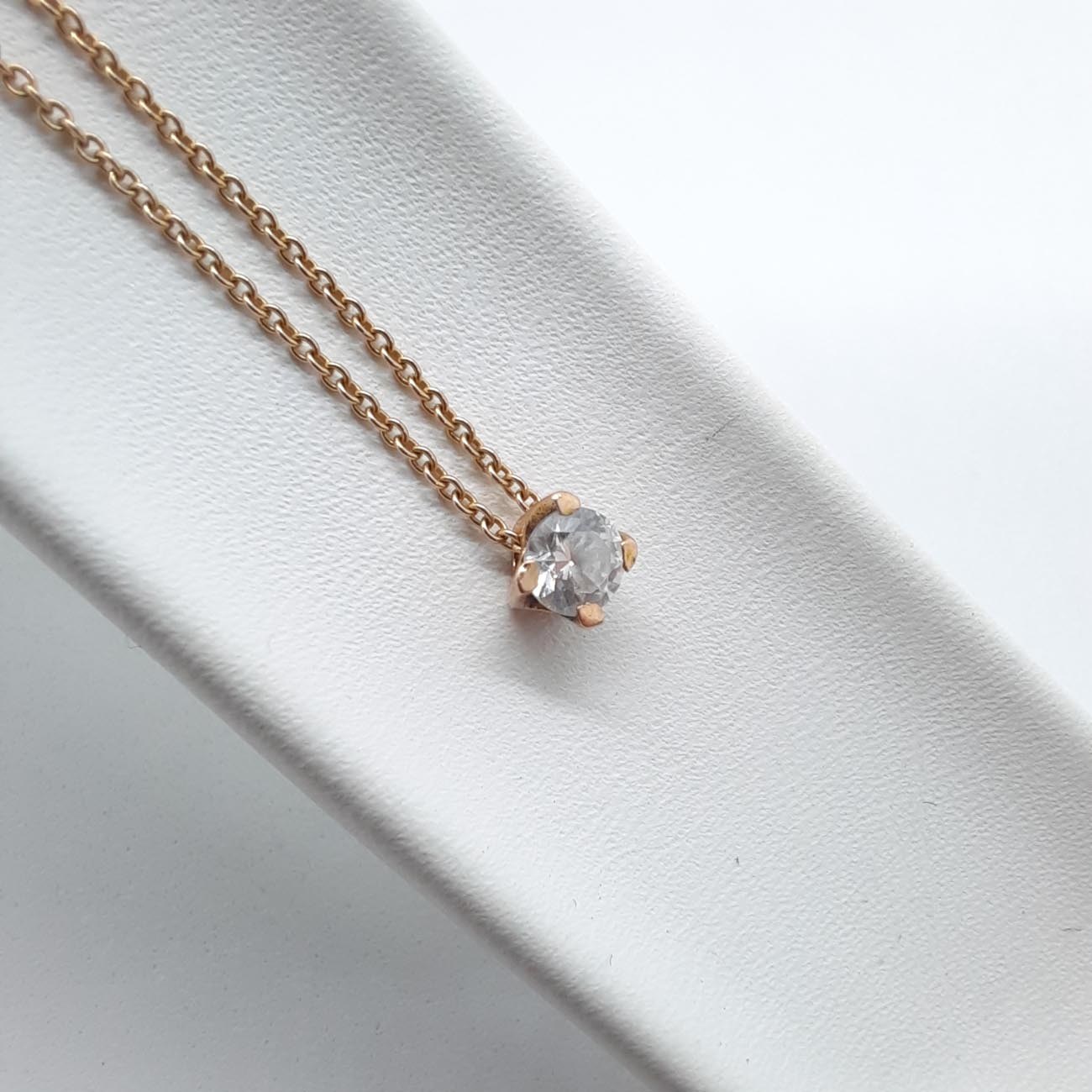 Κολιέ χρυσό rosegold