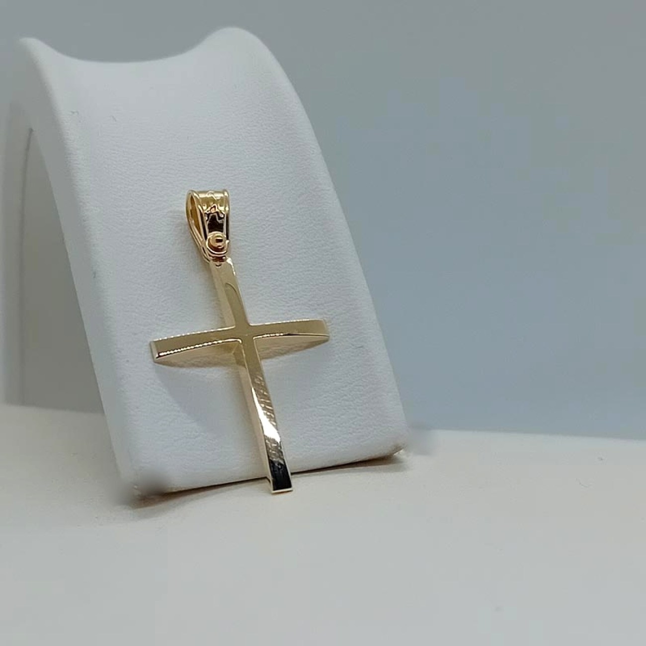 Σταυρός χρυσός minimal unisex K9