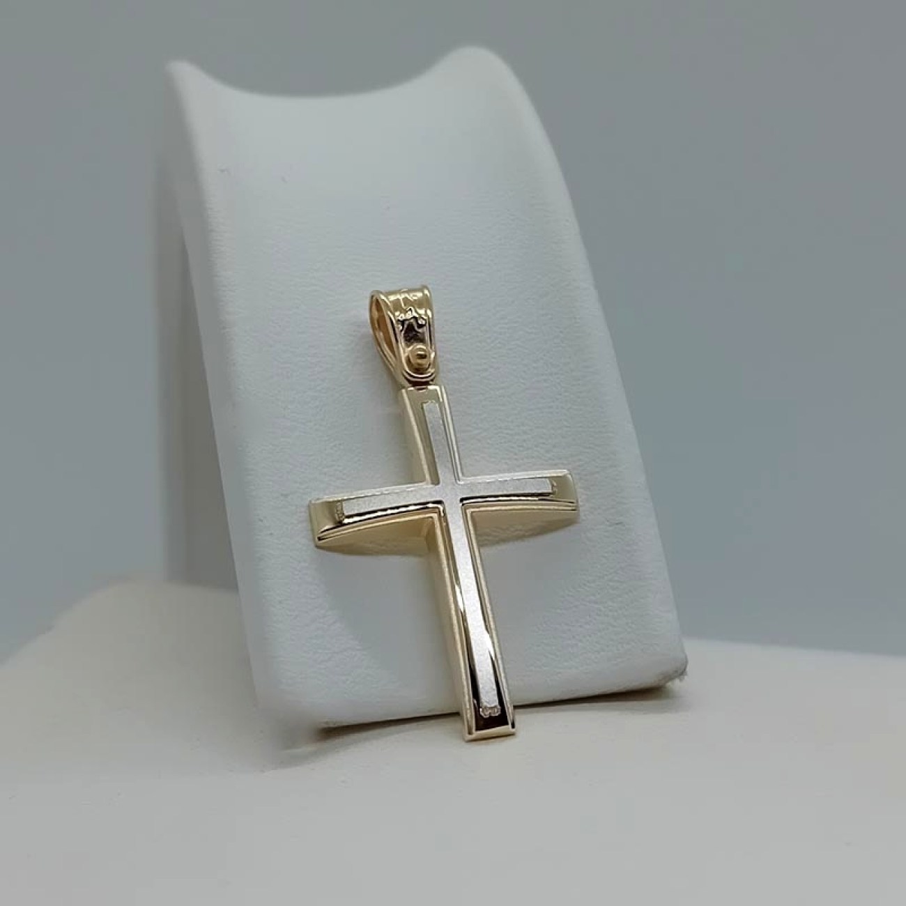 Σταυρός χρυσός minimalistic Κ9